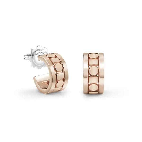 Belle Époque Reel Pink Gold Earrings, 5.7mm